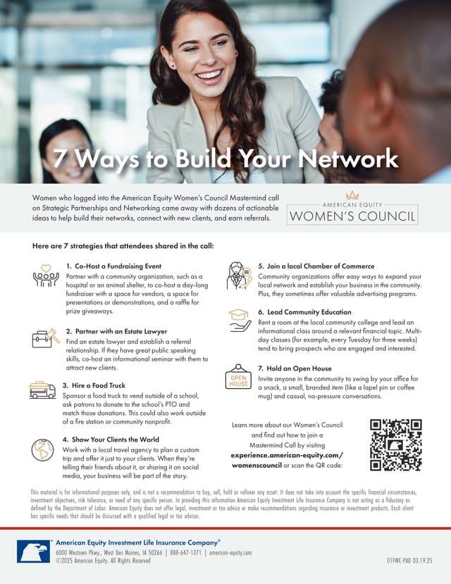 Networking and Strategic Partnerships
